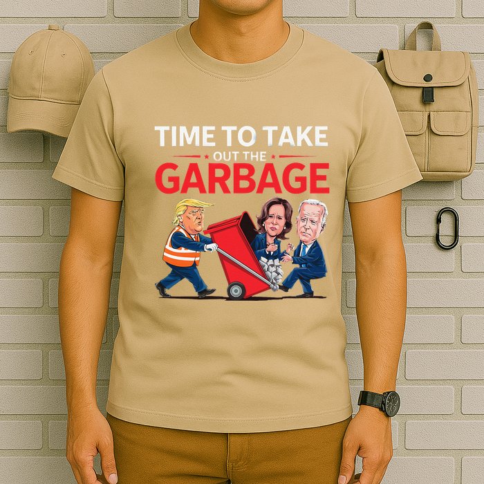 Funny Trump 2025 Time To Take Out Garbage Harris Biden T-Shirt