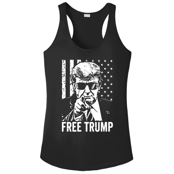 Free Trump 2024 Ladies PosiCharge Competitor Racerback Tank