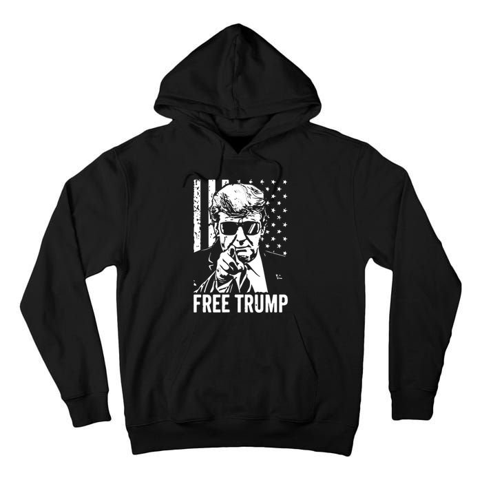 Free Trump 2024 Tall Hoodie