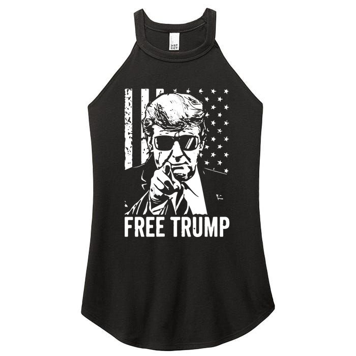 Free Trump 2024 Women's Perfect Tri Rocker Tank