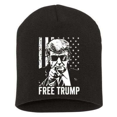 Free Trump 2024 Short Acrylic Beanie