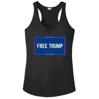 Free Trump 2024, Take America Ladies PosiCharge Competitor Racerback Tank