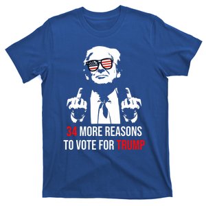 Funny Trump 2024 Design 34 More Reasons To Vote For Trump Gift T-Shirt