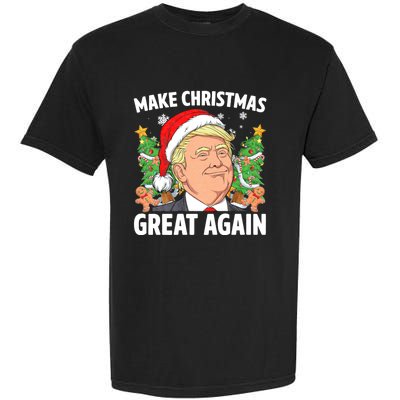 Funny Trump 2024 Make Christmas Great Again Garment-Dyed Heavyweight T-Shirt