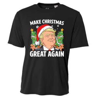 Funny Trump 2024 Make Christmas Great Again Cooling Performance Crew T-Shirt