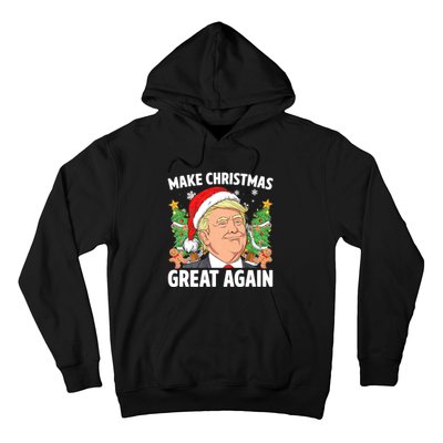 Funny Trump 2024 Make Christmas Great Again Hoodie