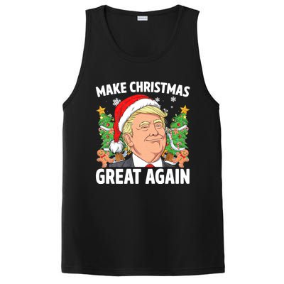 Funny Trump 2024 Make Christmas Great Again PosiCharge Competitor Tank