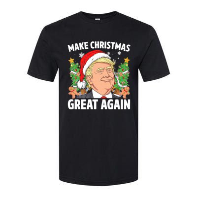 Funny Trump 2024 Make Christmas Great Again Softstyle CVC T-Shirt