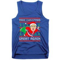 Funny Trump 2024 Make Christmas Great Again Ugly Sweater Cute Gift Tank Top