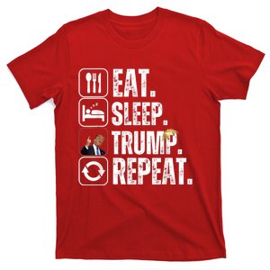 Funny Trump 2024 Take America Back American Flag T-Shirt