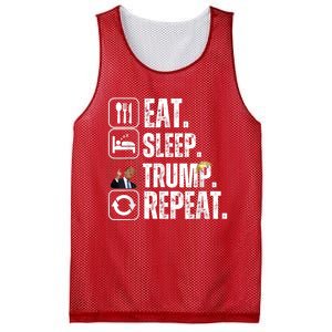 Funny Trump 2024 Take America Back American Flag Mesh Reversible Basketball Jersey Tank