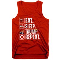 Funny Trump 2024 Take America Back American Flag Tank Top