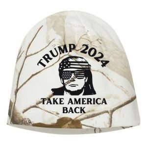 Funny Trump 2024 Take America Back Sunglasses Kati - Camo Knit Beanie