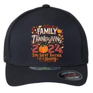 Family Thanksgiving 2024 Thanksgiving Crew Matching Group Flexfit Unipanel Trucker Cap