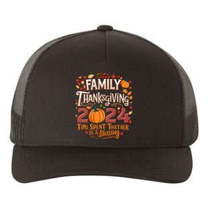 Family Thanksgiving 2024 Thanksgiving Crew Matching Group Yupoong Adult 5-Panel Trucker Hat