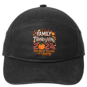 Family Thanksgiving 2024 Thanksgiving Crew Matching Group 7-Panel Snapback Hat