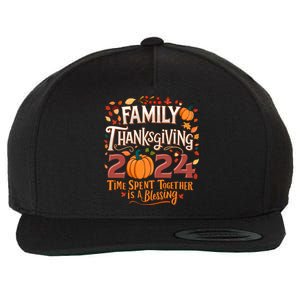 Family Thanksgiving 2024 Thanksgiving Crew Matching Group Wool Snapback Cap