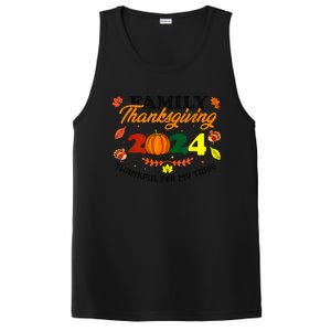 Family Thanksgiving 2024 Thankful For My Tribe Group Autumn PosiCharge Competitor Tank