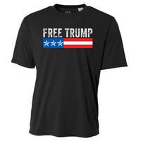 Free Trump 2024 Donald Trump USA Election Cooling Performance Crew T-Shirt