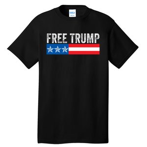 Free Trump 2024 Donald Trump USA Election Tall T-Shirt