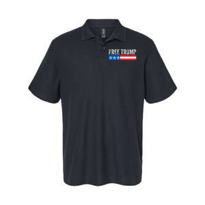 Free Trump 2024 Donald Trump USA Election Softstyle Adult Sport Polo