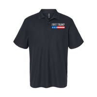 Free Trump 2024 Donald Trump USA Election Softstyle Adult Sport Polo