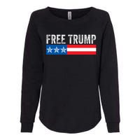 Free Trump 2024 Donald Trump USA Election Womens California Wash Sweatshirt