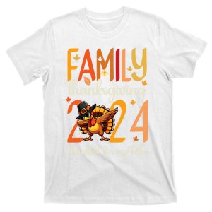 Family Thanksgiving 2024 Thankful For My Tribe Group Autumn T-Shirt