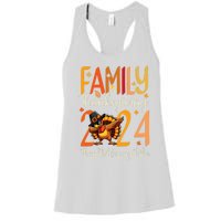 Family Thanksgiving 2024 Thankful For My Tribe Group Autumn Women's Racerback Tank