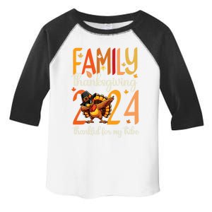 Family Thanksgiving 2024 Thankful For My Tribe Group Autumn Toddler Fine Jersey T-Shirt