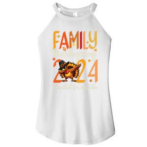 Family Thanksgiving 2024 Thankful For My Tribe Group Autumn Women's Perfect Tri Rocker Tank