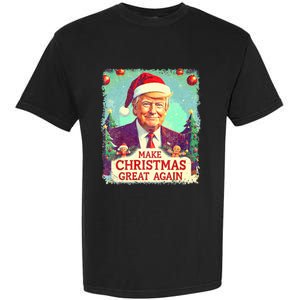 Funny Trump 2024 Make Christmas Great Again Ugly Garment-Dyed Heavyweight T-Shirt