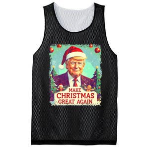 Funny Trump 2024 Make Christmas Great Again Ugly Mesh Reversible Basketball Jersey Tank