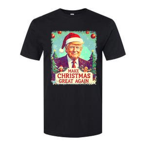 Funny Trump 2024 Make Christmas Great Again Ugly Softstyle CVC T-Shirt