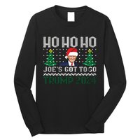 Funny Trump 2024 Christmas Sarcastic Trump Xmas Long Sleeve Shirt