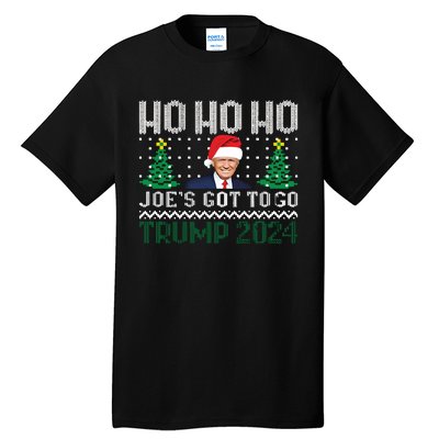 Funny Trump 2024 Christmas Sarcastic Trump Xmas Tall T-Shirt