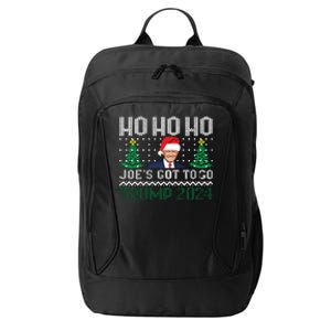 Funny Trump 2024 Christmas Sarcastic Trump Xmas City Backpack