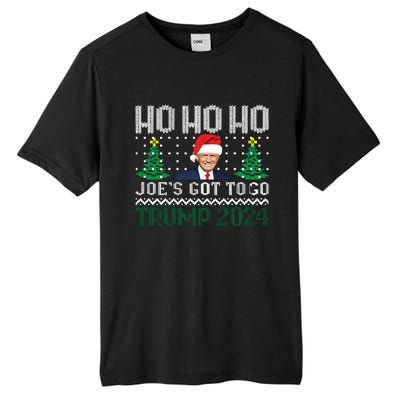 Funny Trump 2024 Christmas Sarcastic Trump Xmas Tall Fusion ChromaSoft Performance T-Shirt