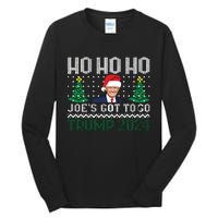 Funny Trump 2024 Christmas Sarcastic Trump Xmas Tall Long Sleeve T-Shirt