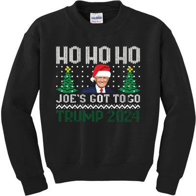 Funny Trump 2024 Christmas Sarcastic Trump Xmas Kids Sweatshirt