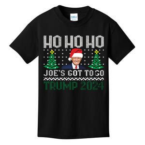 Funny Trump 2024 Christmas Sarcastic Trump Xmas Kids T-Shirt