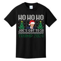 Funny Trump 2024 Christmas Sarcastic Trump Xmas Kids T-Shirt