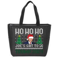 Funny Trump 2024 Christmas Sarcastic Trump Xmas Zip Tote Bag