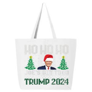 Funny Trump 2024 Christmas Sarcastic Trump Xmas 25L Jumbo Tote