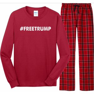 Free Trump 2024 Pro Donald Trump Long Sleeve Pajama Set