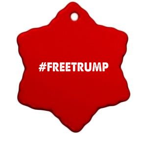 Free Trump 2024 Pro Donald Trump Ceramic Star Ornament