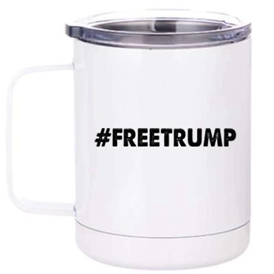 Free Trump 2024 Pro Donald Trump 12 oz Stainless Steel Tumbler Cup