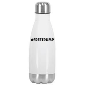 Free Trump 2024 Pro Donald Trump Stainless Steel Insulated Water Bottle