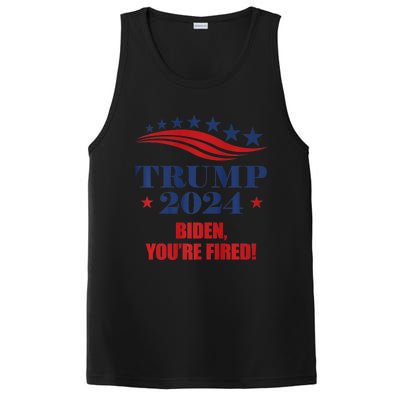 Funny Trump 2024 Biden You're Fired Trump Return Anti Biden PosiCharge Competitor Tank