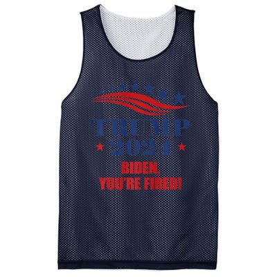 Funny Trump 2024 Biden You're Fired Trump Return Anti Biden Mesh Reversible Basketball Jersey Tank